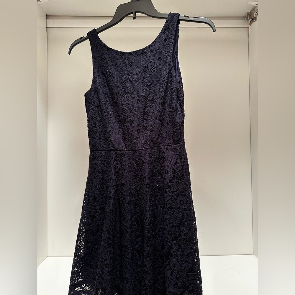 Dark blue dress